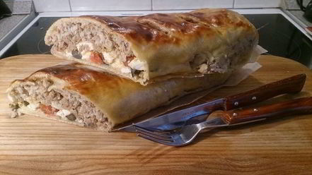 Рецепт штруделя с тунцом