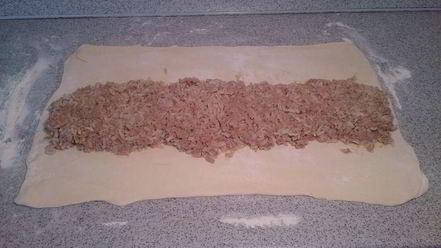 Рецепт штруделя с тунцом