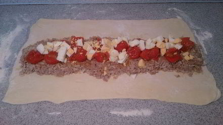 Рецепт штруделя с тунцом