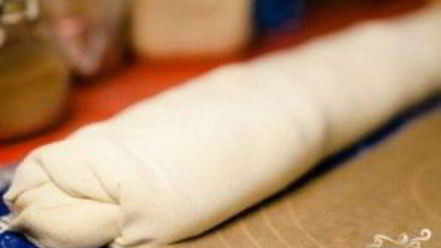 Рецепт штруделя с творогом и вишней