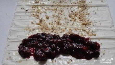 Рецепт штруделя с вишней из теста фило