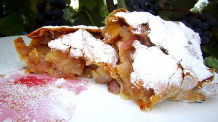 Рецепт штруделя с яблочно-грушевой начинкой