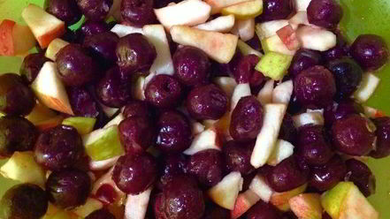 Рецепт штруделя с яблоками и вишней