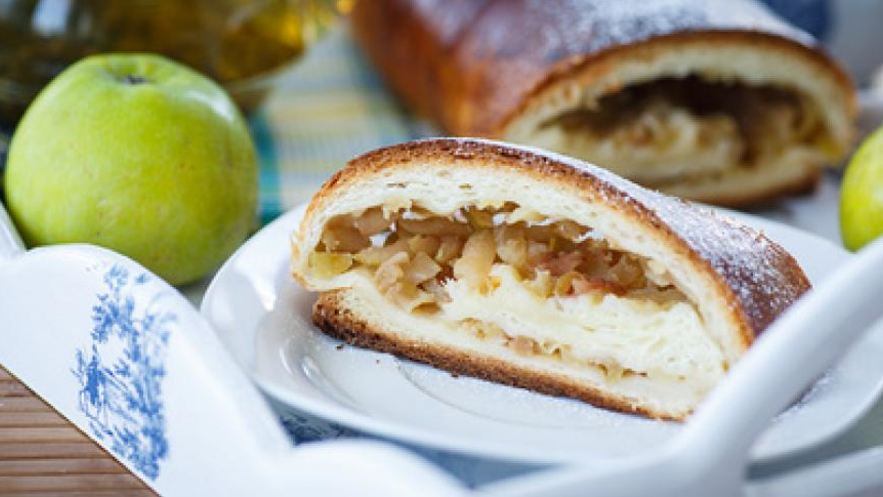Рецепт штруделя с яблоками