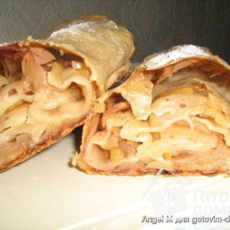 Рецепт Штруделя яблочного нежного