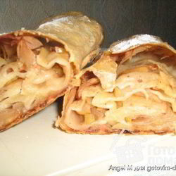 Рецепт Штруделя яблочного нежного