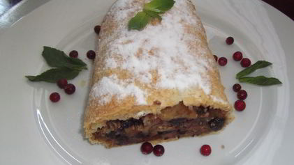 Рецепт Венского штруделя с яблоками