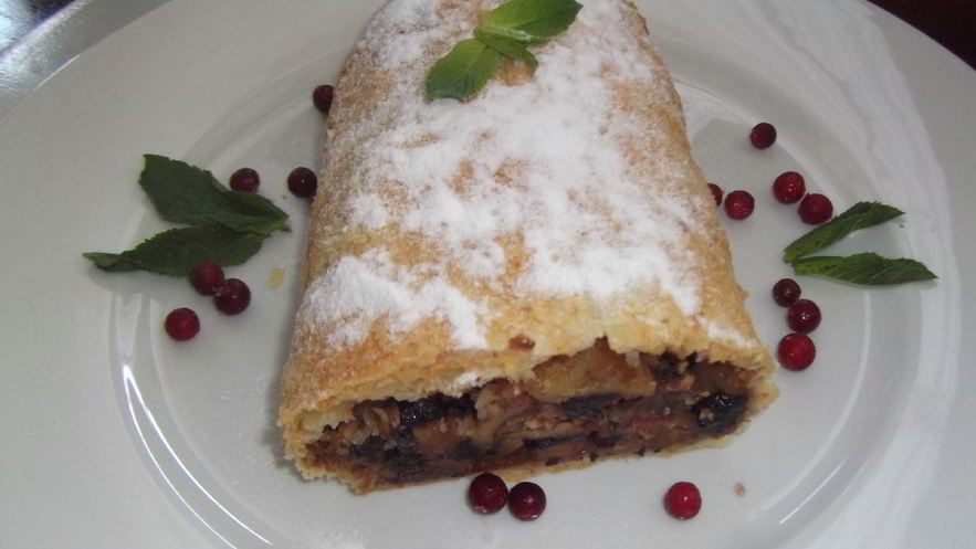 Рецепт венского штруделя с яблоками