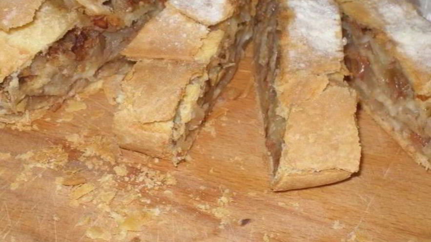 Рецепт яблочного штруделя из вены