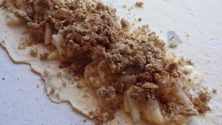 Рецепт яблочного штруделя с кислыми яблоками