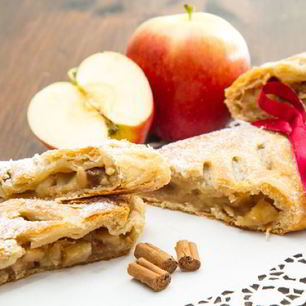 Рецепт Яблочного штруделя с миндалем