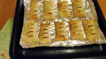 Рецепт слоек из слоеного бездрожжевого теста