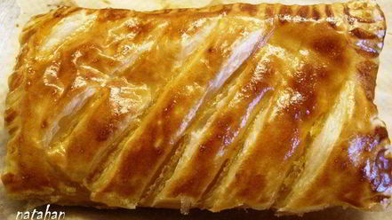 Рецепт слоек с абрикосовым джемом и сливовым конфитюром