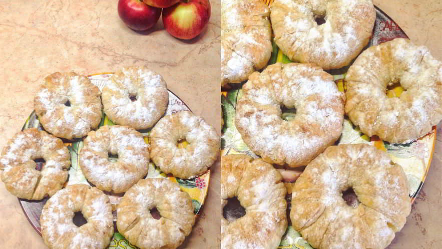 Рецепт слоек с ананасом