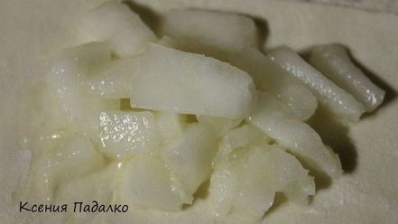 Рецепт слоек с дыней и сыром