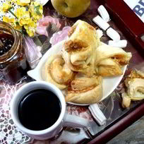 Рецепт Слоек с маршмеллоу и орехами