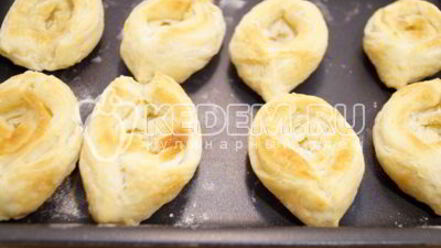 Рецепт слоек с сырной пастой