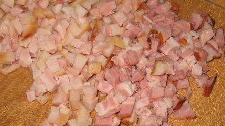 Рецепт слоек с сыром и копченой курицей