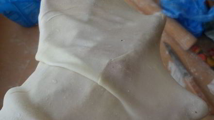 Рецепт слоек с творогом, курагой и орехами