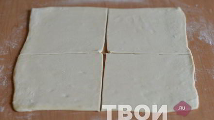 Рецепт слоек с творогом