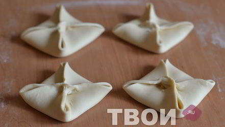 Рецепт слоек с творогом