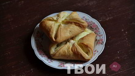 Рецепт слоек с творогом