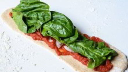 Рецепт слоек со шпинатом