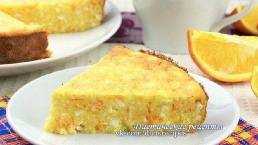 Рецепт медового творожника с тыквой