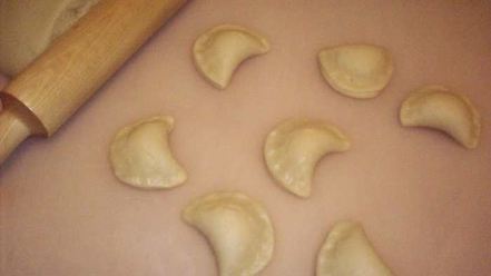 Рецепт моих сочней из рассольного теста