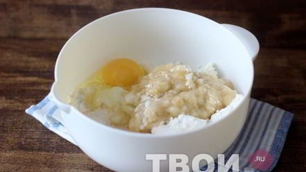 Рецепт сырников с бананом