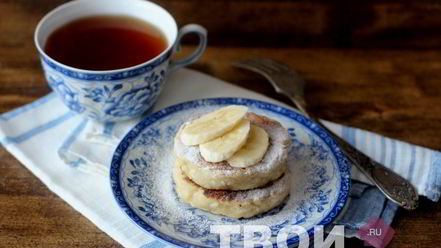 Рецепт сырников с бананом