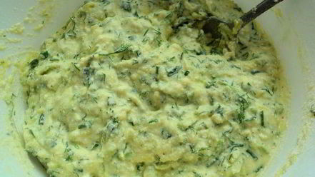 Рецепт сырников с кабачками и зеленью