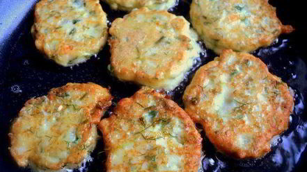 Рецепт сырников с кабачками и зеленью