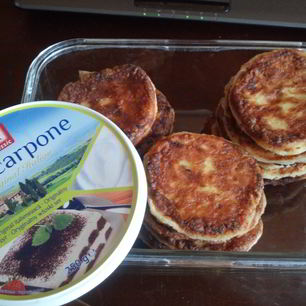 Рецепт Сырников с творогом и маскарпоне