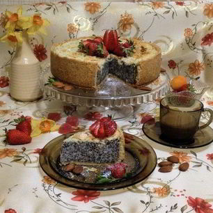 Рецепт Творожника с маком и миндалем