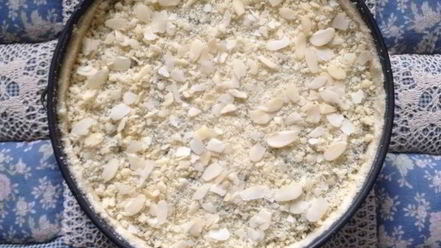 Рецепт творожника с маком и миндалем