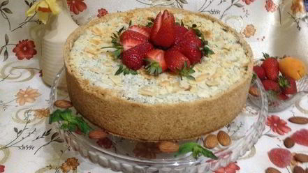 Рецепт творожника с маком и миндалем