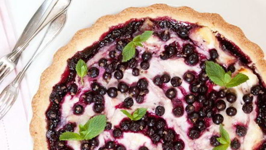 Рецепт творожника со смородиной