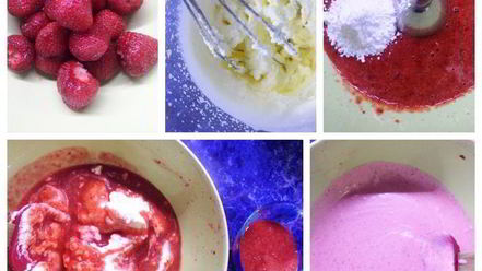 Рецепт творожника со свежей клубникой и черешней