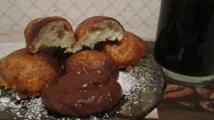 Рецепт творожников банановых с шоколадной помадкой