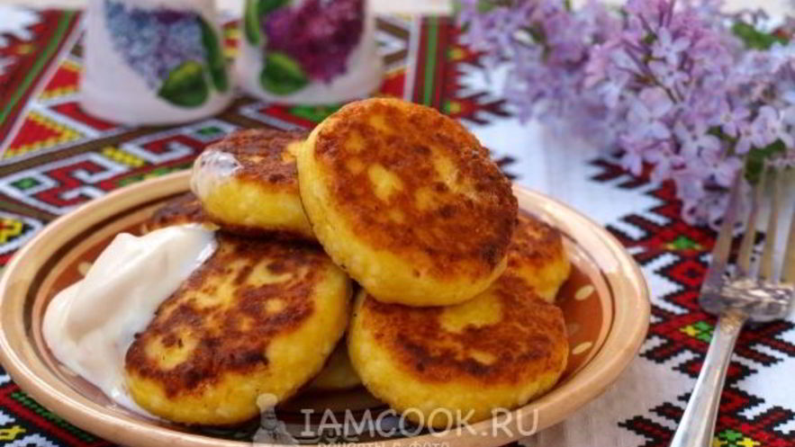 Рецепт творожников на сковороде