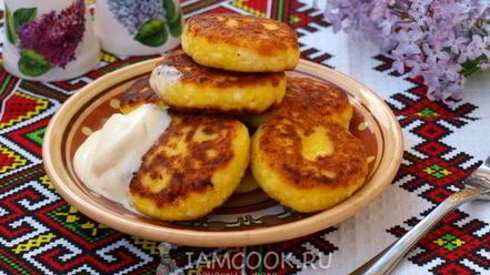 Рецепт творожников на сковороде