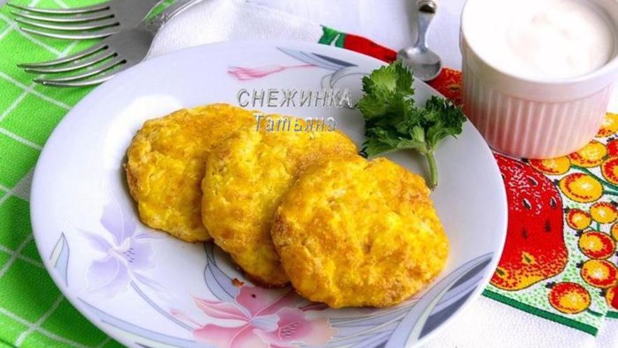 Рецепт запеченных нежных сырников из творога и риса