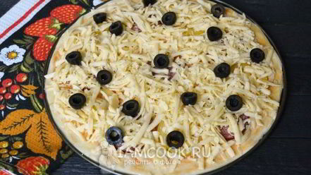 Рецепт быстрого теста для пиццы с сухими дрожжами