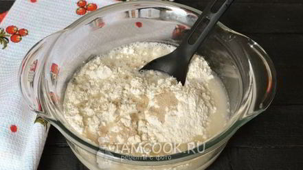 Рецепт быстрого теста для пиццы с сухими дрожжами