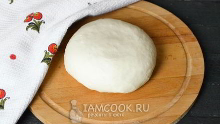 Рецепт быстрого теста для пиццы с сухими дрожжами