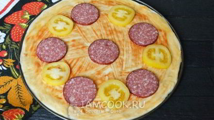 Рецепт быстрого теста для пиццы с сухими дрожжами