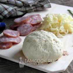 Рецепт Дрожжевого теста для пиццы на молоке