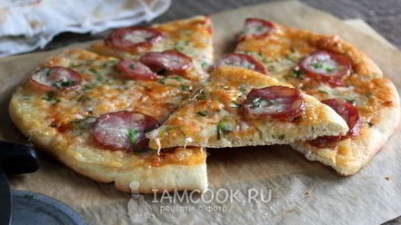 Рецепт дрожжевого теста для пиццы на молоке