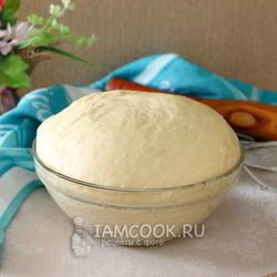 Рецепт Дрожжевого теста в хлебопечке для пирогов